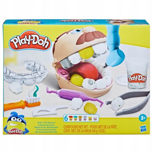 Dječji Play-Doh Zubar Set s 454g Kreativne Mase F1259