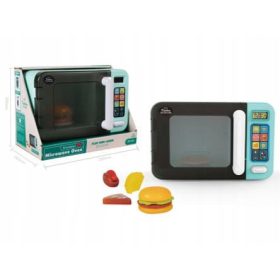   Dječja kuhinja Mikrovalna pećnica s igračkama za hamburger