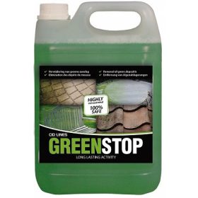   Zelene alge, mahovina, talog - SREDSTVO ZA ČIŠĆENJE GREENSTOP 5L, EFIKASNO