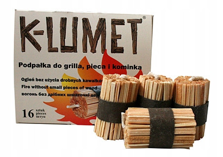 Briketi, drveni ugljen za roštiljanje - K-LUMET potpalu 1,5 kg