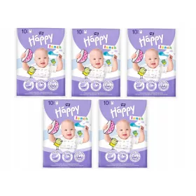 Bella Baby Sretni ručnici za bebe Multicolor 10 kom.