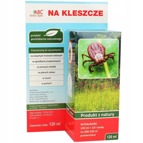  Tekućina protiv krpelja i komaraca ABC 0,3 kg 120 ml