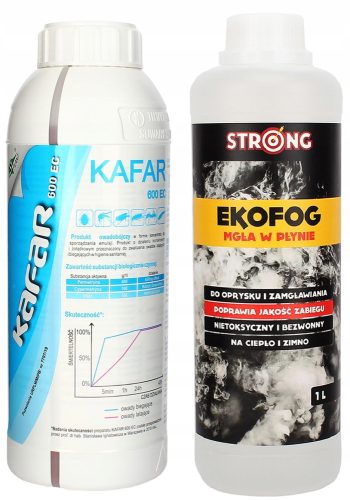  Tekućina protiv žohara, krpelja, komaraca, mrava, muha, stjenica Asplant 1 kg 1000 ml + Tekućina protiv krpelja, komaraca Strong 1,2 kg